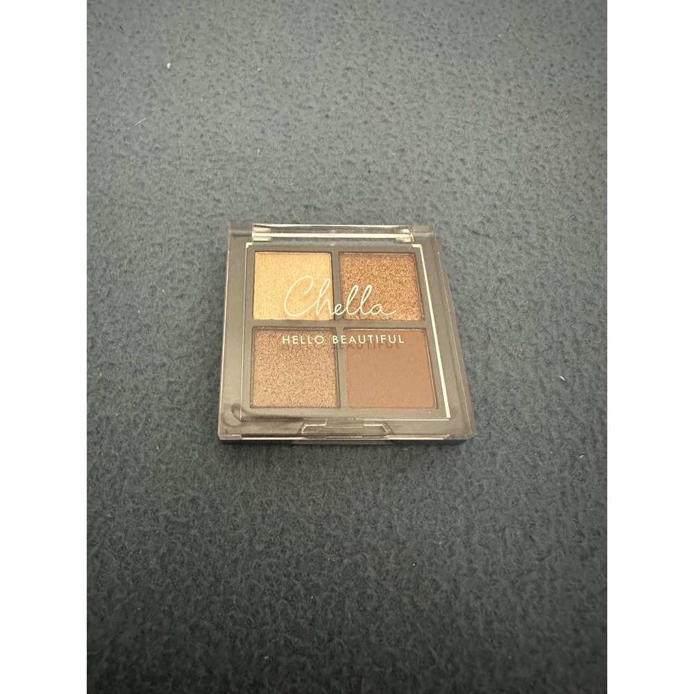 Chella Mini Manifest Bronze Eyeshadow Palette 4 Shade Quad Charisma Radiant